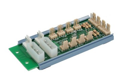 InLine Multi Port Panel, 12 ventole, 3pin, 5-7-12V, Moltiplicatore porte alimentazione
