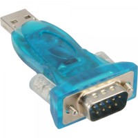 InLine Convertitore USB - Seriale RS232 per collegare modem, telefoni, terminali ISDN alla porta USB del PC, con cavo prolunga U