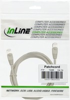 InLine Cavo Patch per rete dati Lan Cat.5e, 2x RJ45, schermatura FUTP, colore grigio, 2m