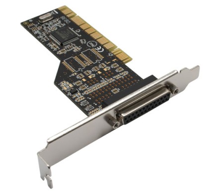 Scheda parallela aggiuntiva, I0-Controller, 32-bit PCI Bus, 1x Sub-D 25pin femmina LPT, Moschip MCS9865