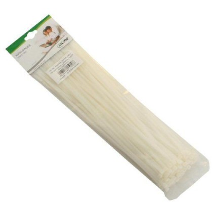 InLine Fascette per cablaggio, 400x4,8mm, colore neutro, 100pz