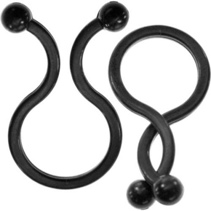InLine Twist Lock per raggruppamento cavi 18-22mm, colore nero, 10pz .