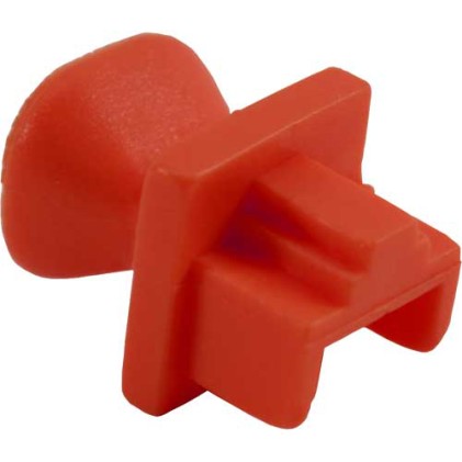 InLine Tappo di chiusura antipolvere protezione porte Lan RJ45, rosso, 100 pezzi