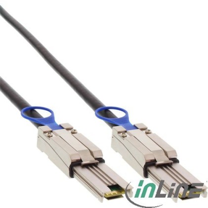 InLine Cavo Mini SAS, SFF-8088 a SFF-8088 0,5m