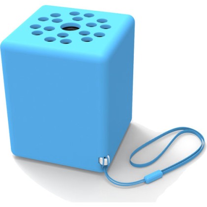 InLine Mini Speaker portatile 8W batteria ricaricabile, Bluetooth 3.0, Blu