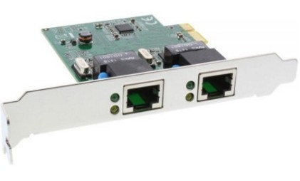 InLine 2 x Gigabit LAN RJ45 Desktop Adapter PCI Express