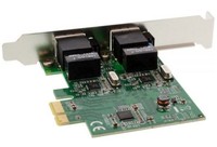 InLine 2 x Gigabit LAN RJ45 Desktop Adapter PCI Express