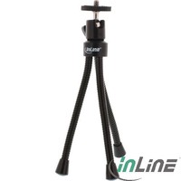 InLine Mini Cavalletto in metallo e ABS altezza massima 19cm piedi flessibili