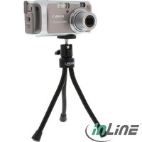 InLine Mini Cavalletto in metallo e ABS altezza massima 19cm piedi flessibili