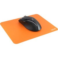 InLine Mouse Pad antimicrobico antibatterico ultrasottile, tappetino ideale per mouse laser e ottici, ARANCIONE
