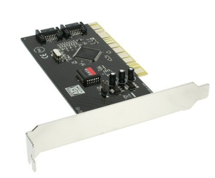 InLine Scheda Controller HDD SATA, 2 canali, 32-bit PCI Bus, Silicon Image Chip