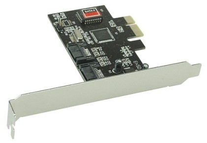 InLine Scheda Controller HDD SATA II RAID, 2 canali, PCIe ( PCI-Express ), RAID 0,1, Silicon Image Sil3132 Chip