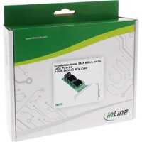 InLine Controller SATA, 8x SATA 6Gb/s, Scheda PCIe 2.0 (PCI-Express). Staffa Low-Profile inc.