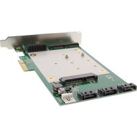 InLine Scheda controller SATA 6Gb/s, 2 Canali, x4 PCIe 2.0, RAID 0,1,10,JBOD, con 2x M.2(NGFF), PCI-Express 2.0