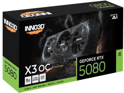 INNO3D GeForce RTX 5080 X3 OS NVIDIA 16 GB GDDR7