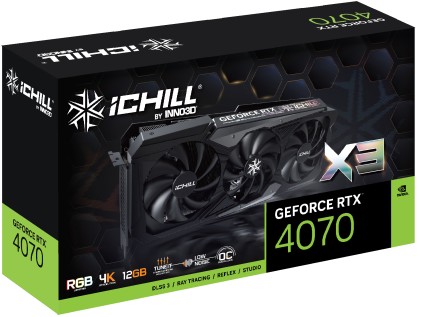 Inno3D C40703-126XX-186148H scheda video NVIDIA GeForce RTX 4070 12 GB GDDR6