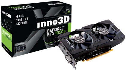 Inno3D N105T-1DDV-M5CM scheda video NVIDIA GeForce GTX 1050 Ti 4 GB GDDR5
