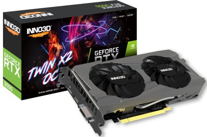 VGA Inno3D GeForce&reg; RTX 3050 8GB Twin X2 OC