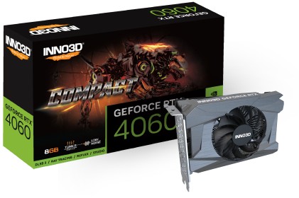 Inno3D GeForce RTX 4060 Compact NVIDIA 8 GB GDDR6