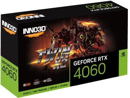Inno3D GEFORCE RTX 4060 TWIN X2 NVIDIA 8 GB GDDR6 - CONFEZIONE APERTA
