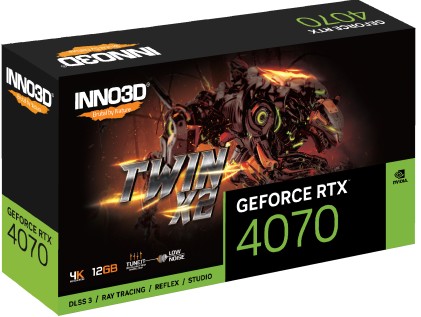 VGA Inno3D GeForce&reg; RTX 4070 12GB X2