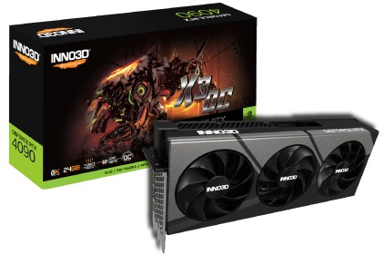 Inno3D Vga Geforce Rtx 4090,  Rtx 4090 X3 Oc, 24Gb Gddr6X, 3Dp/Hdmi