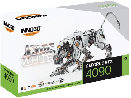 VGA Inno3D GeForce&reg; RTX 4090 24GB X3 OC WHITE
