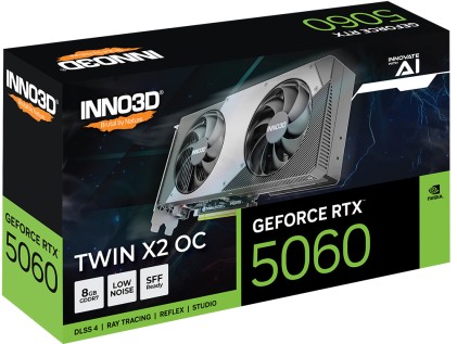 VGA Inno3D GeForce® RTX 5060 8GB Twin X2 OC
