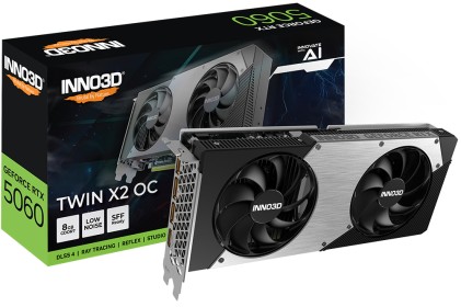 VGA Inno3D GeForce® RTX 5060 8GB Twin X2 OC