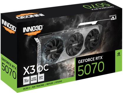 VGA Inno3D GeForce® RTX 5070 12GB X3 OC