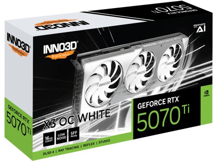 VGA Inno3D GeForce® RTX 5070 TI 16GB X3 OC WHITE