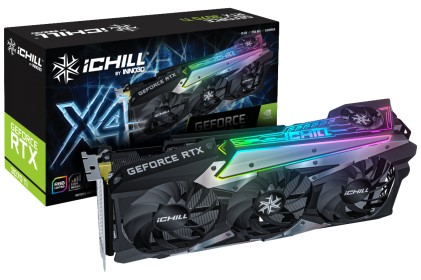 Inno3D Vga Geforce Rtx 3070 Ti, Rtx 3070 Ti Ichill X4, 8Gb Gddr6X, 3Xdp/Hdmi