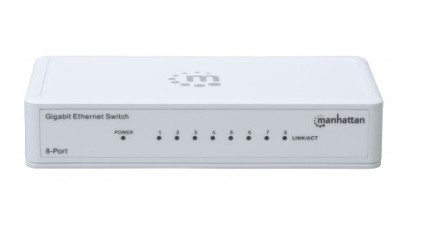 Switch Di Rete Intellinet 524124 Gigabit I Swhub Gb080P