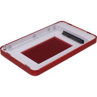 Box Hard Disk 2,5 Inter-Tech Argus GD-25609 Allu red