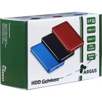 Box Hard Disk 2,5 Inter-Tech Argus GD-25609 Allu red