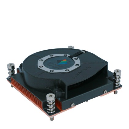 Inter-Tech R-16 Processore Refrigeratore 8 cm Nero, Rame