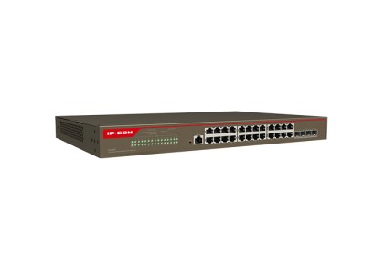 Ip-Com Switch Managed L3, 24 Port G + 4 Sfp+ 10G
