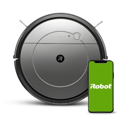 Robot Aspirapolvere Irobot 817001 Roomba Combo Grigio E Nero