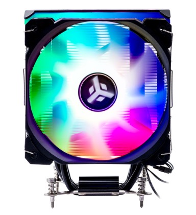 Itek Dissipatore Ad Aria Icy-4Hla - Skt Universale, 180W Tdp, 4 Hp, Ventola 12Cm, Full Black, Argb