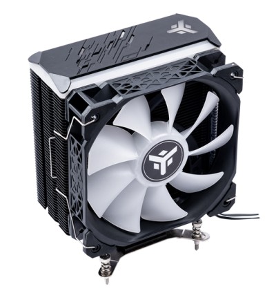 Itek Dissipatore Ad Aria Icy-4Hla - Skt Universale, 180W Tdp, 4 Hp, Ventola 12Cm, Full Black, Argb