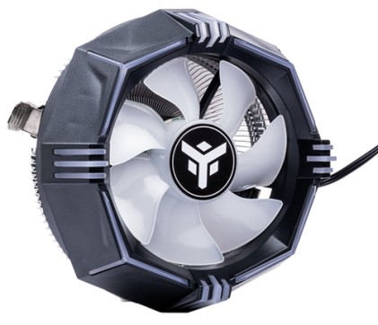 Itek Dissipatore Ad Aria Icy-4Lpr - Skt Universale, 65W Tdp, Low Profile, Rgb Rainbow