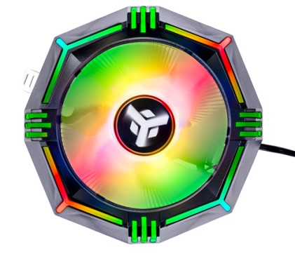 Itek Dissipatore Ad Aria Icy-4Lpr - Skt Universale, 65W Tdp, Low Profile, Rgb Rainbow