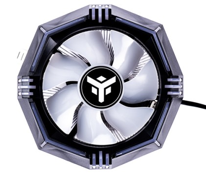 Itek Dissipatore Ad Aria Icy-4Lpr - Skt Universale, 65W Tdp, Low Profile, Rgb Rainbow