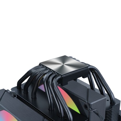 Itek Dissipatore Ad Aria Icy-6Hatp -  Skt Universale, 250W Tdp, 6 Heatpipe, 2X12Cm Fan, Argb  Temp.