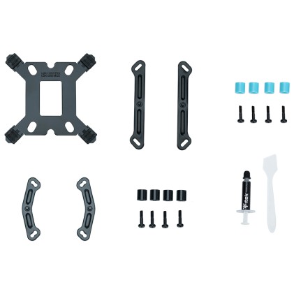 Itek Dissipatore Ad Aria Icy-6Hatp -  Skt Universale, 250W Tdp, 6 Heatpipe, 2X12Cm Fan, Argb  Temp.