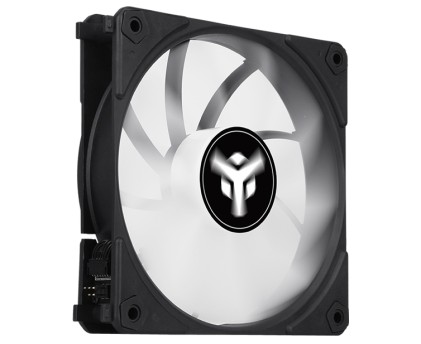 Itek Kit 3X Ventola Per Case Uw12 Black - 12Cm, Argb  Sync 5V 3Pin, 4Pin Pwm, Senza Fili