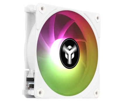 Itek Kit 3X Ventola Per Case Uw12 White - 12Cm,  Argb Sync 5V 3Pin, 4Pin Pwm, Senza Fili