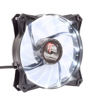 Itek Ventola Per Case Star Flow, 12Cm, Led Bianco, 3+4Pin,Silenziosa