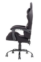 itek Gaming Chair RHOMBUS FF10 - Tessuto, Doppio Cuscino,  Schienale Reclinabile, Nero Nero