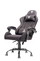 itek Gaming Chair RHOMBUS FF10 - Tessuto, Doppio Cuscino,  Schienale Reclinabile, Nero Nero
